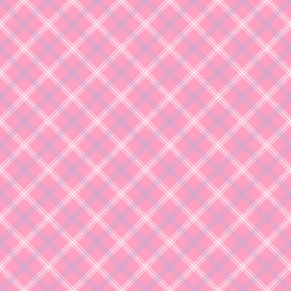 Princess Plaids Pattern 12 Quilting Cotton Fabric