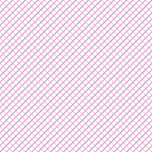 Princess Plaids Pattern 19 Quilting Cotton Fabric