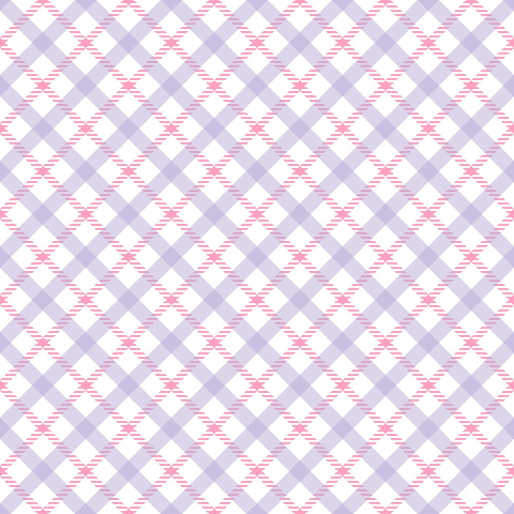 Sugarplum Checks Pattern 5 Minky Fabric
