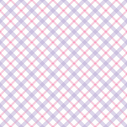 Sugarplum Checks Pattern 5 Minky Fabric