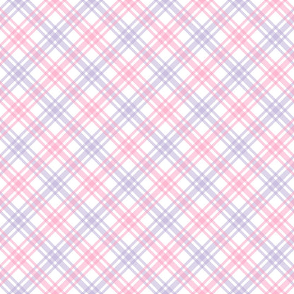 Sugarplum Checks Pattern 8 Minky Fabric