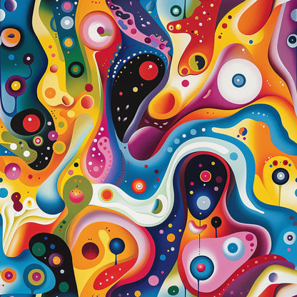 Kaleidoscope Dreams Pattern 7 Minky Fabric
