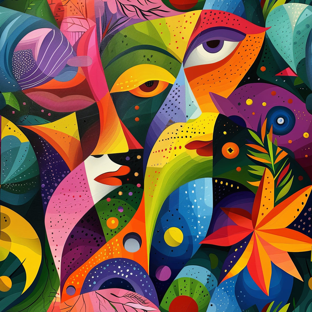 Kaleidoscope Dreams Pattern 9 Minky Fabric