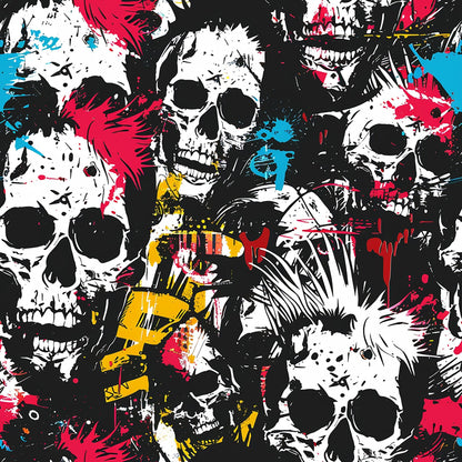 Mohawk Mayhem Pattern 4 Minky Fabric