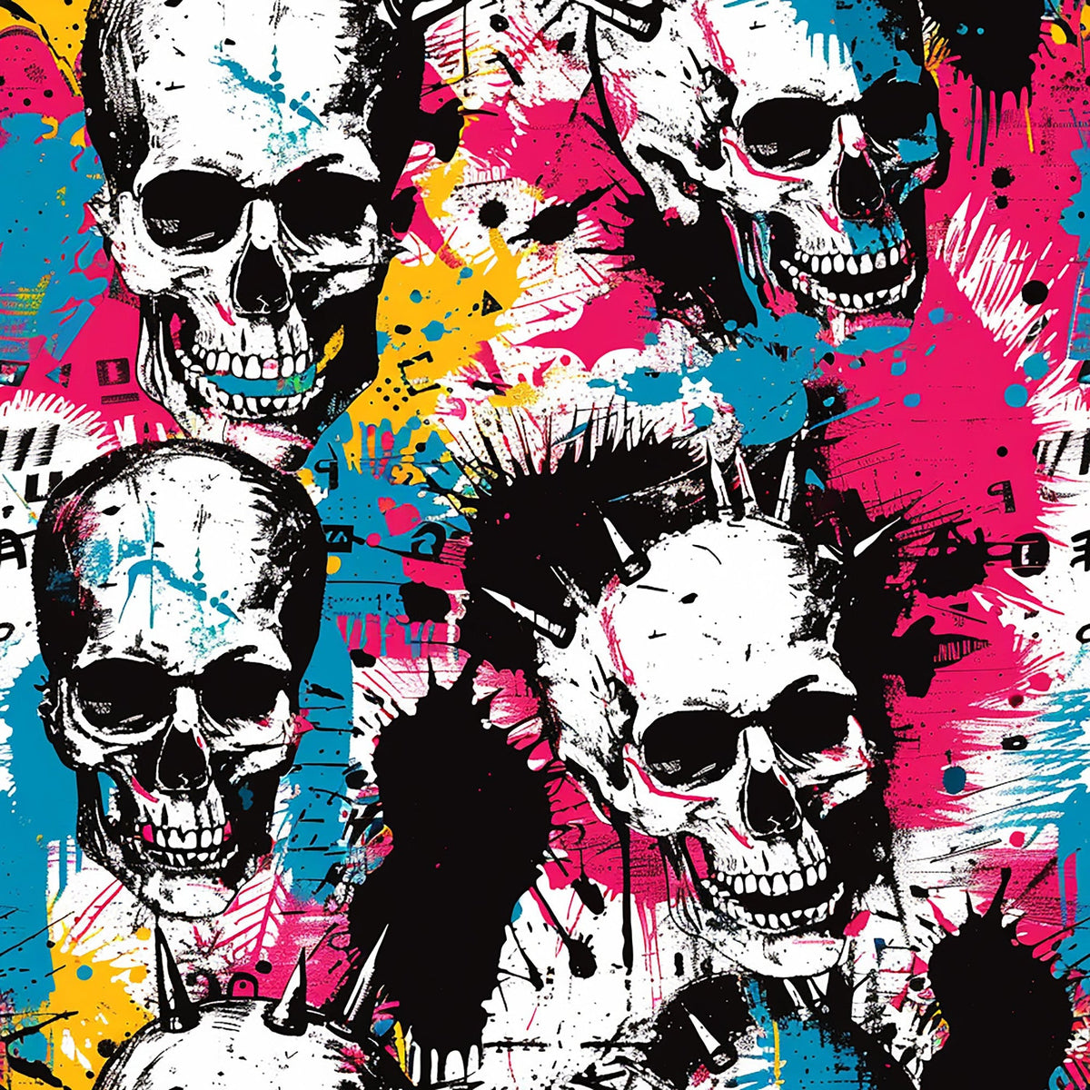 Mohawk Mayhem Pattern 8 Minky Fabric