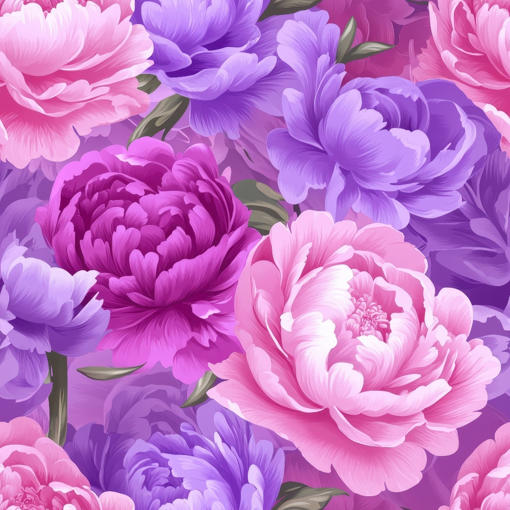 Lilac Petal Dreams Pattern 10 Minky Fabric