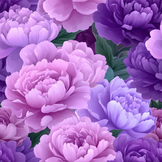Lilac Petal Dreams Pattern 12 Minky Fabric