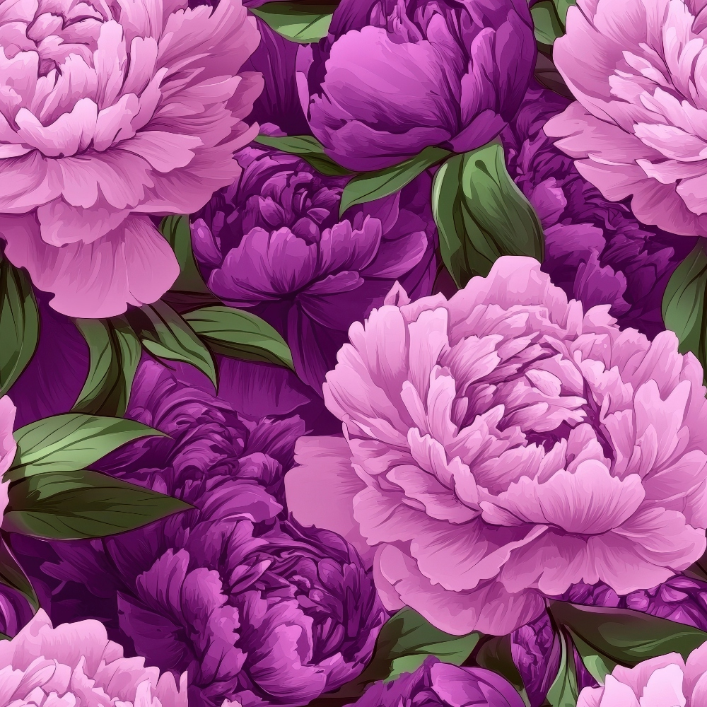 Lilac Petal Dreams Pattern 4 Minky Fabric