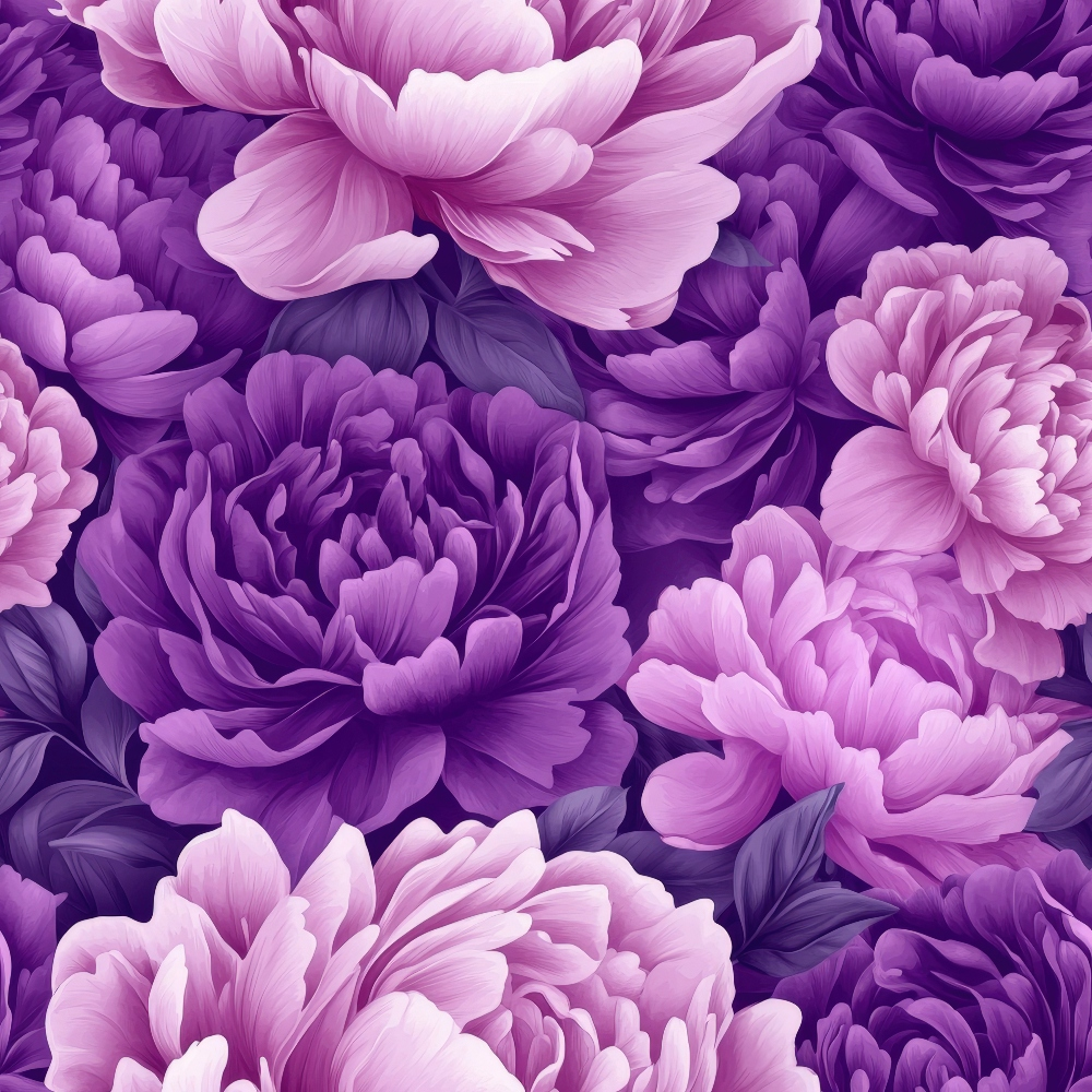 Lilac Petal Dreams Pattern 5 Minky Fabric