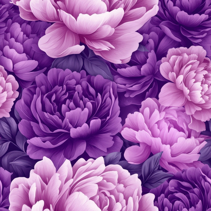 Lilac Petal Dreams Pattern 5 Minky Fabric