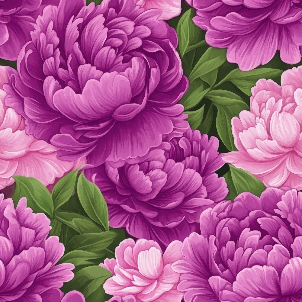 Lilac Petal Dreams Pattern 6 Minky Fabric