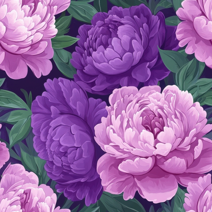 Lilac Petal Dreams Pattern 7 Minky Fabric