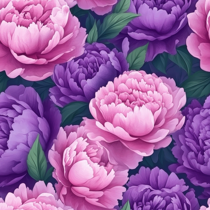 Lilac Petal Dreams Pattern 8 Minky Fabric