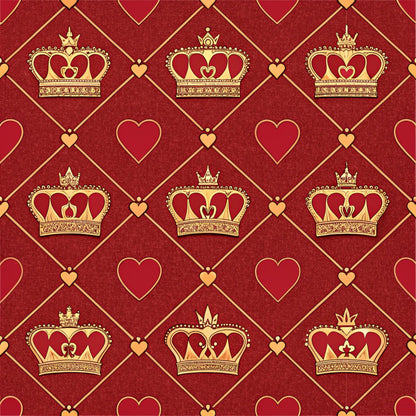 Queen of Hearts Pattern 11 Quilting Cotton Fabric
