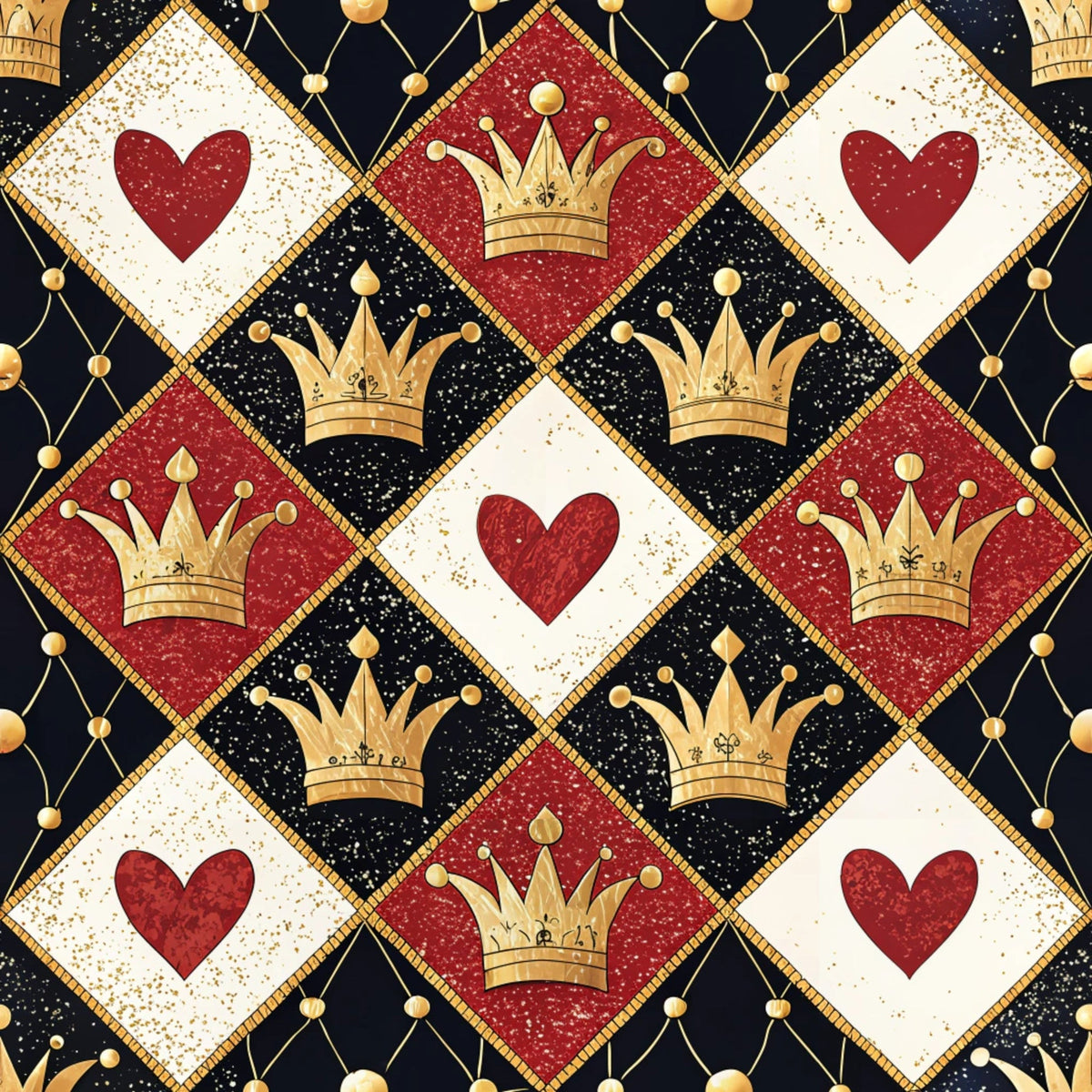 Gilded Valentine Pattern 20 Minky Fabric
