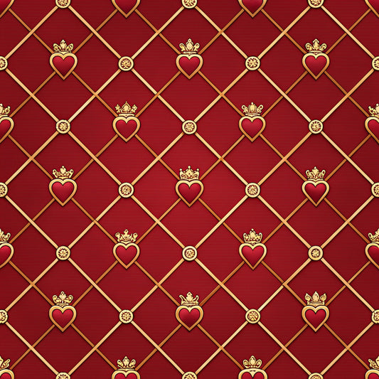 Queen of Hearts Pattern 23 Quilting Cotton Fabric
