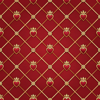 Queen of Hearts Pattern 23 Quilting Cotton Fabric