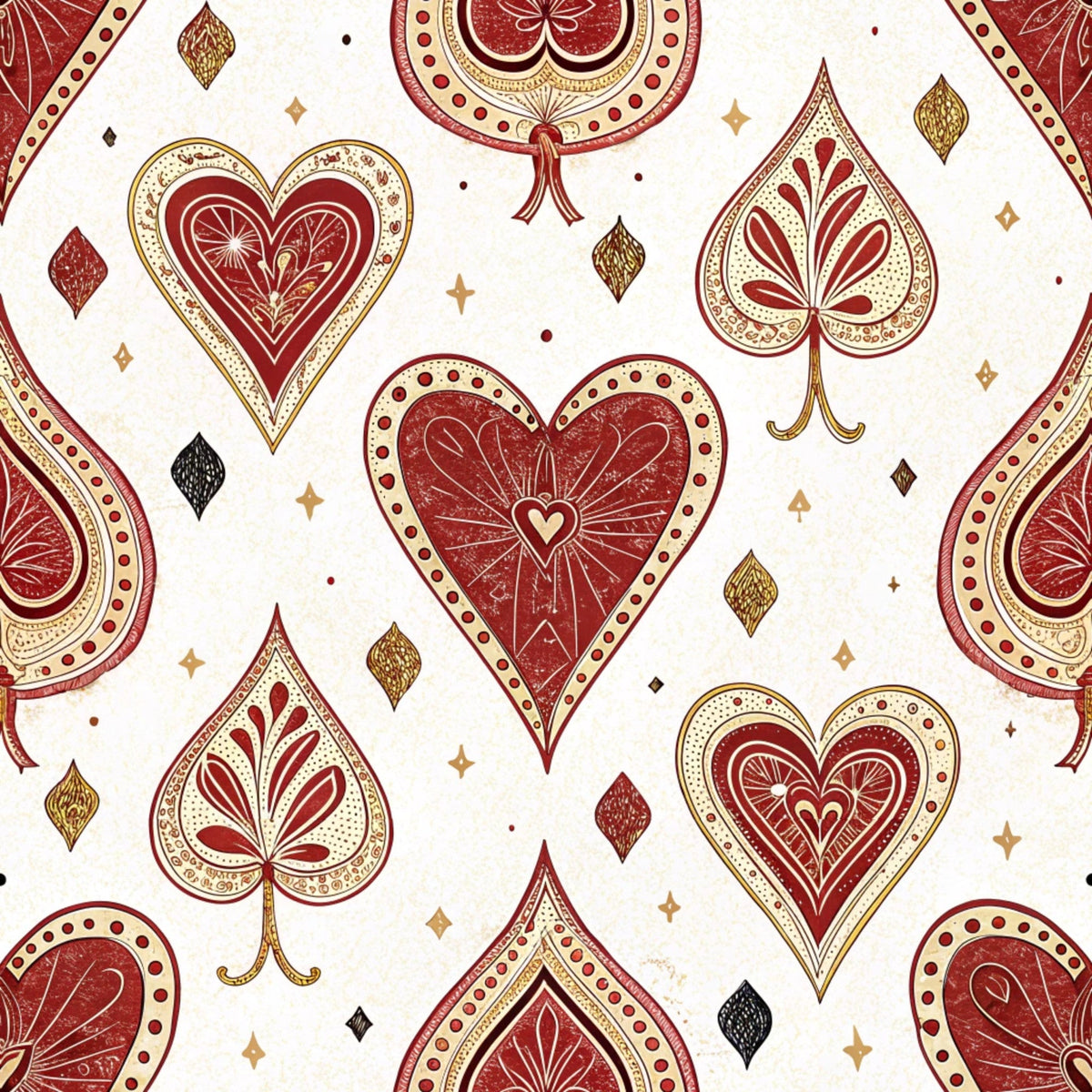 Gilded Valentine Pattern 25 Minky Fabric