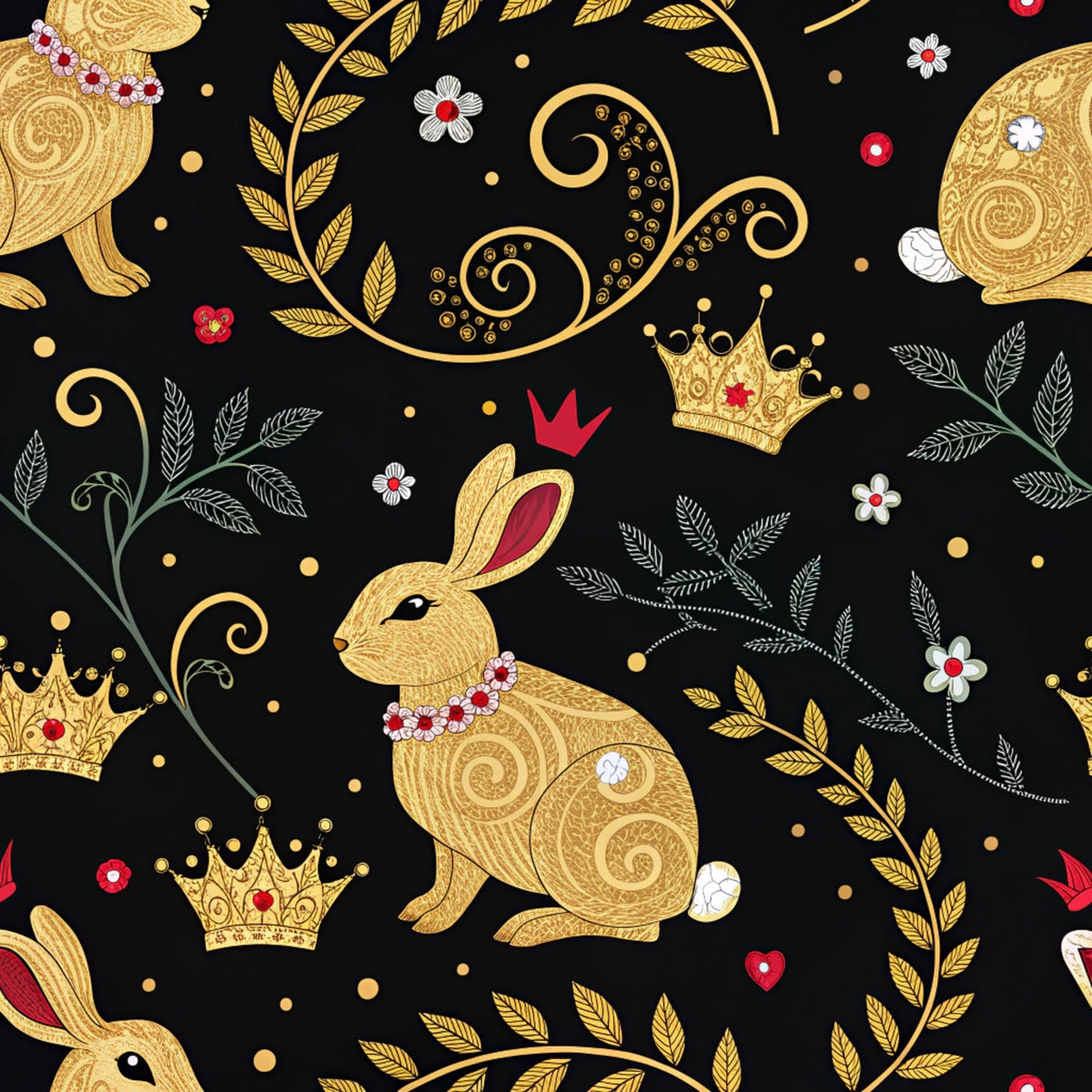 Gilded Valentine Pattern 27 Minky Fabric