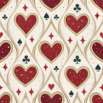 Gilded Valentine Pattern 2 Minky Fabric