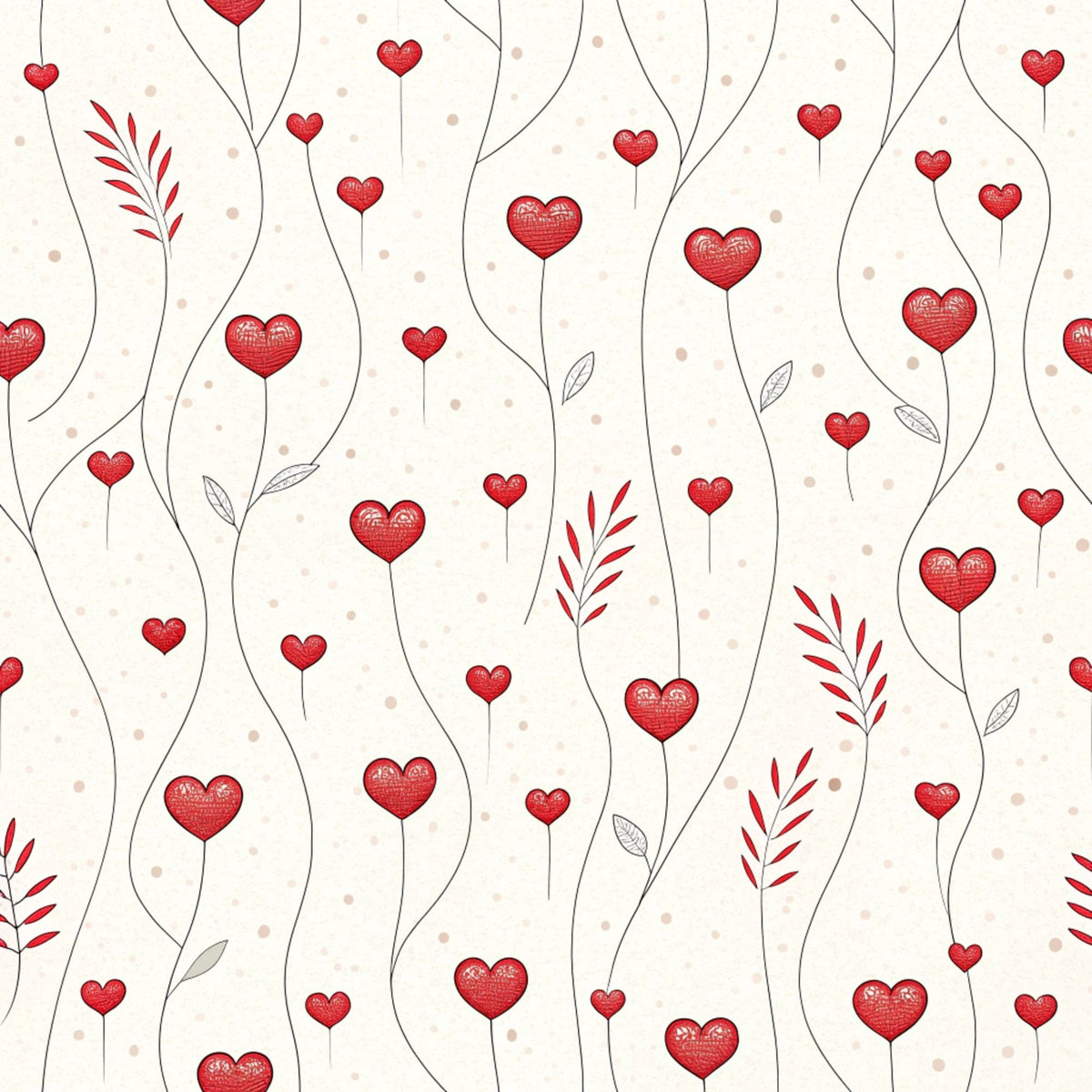 Gilded Valentine Pattern 8 Minky Fabric