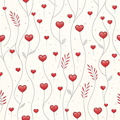Gilded Valentine Pattern 8 Minky Fabric
