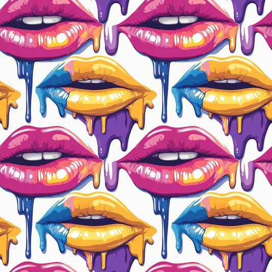 Melting Kisses Pattern 12 Minky Fabric