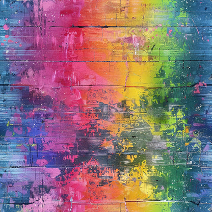 Weathered Spectrum Pattern 10 Minky Fabric