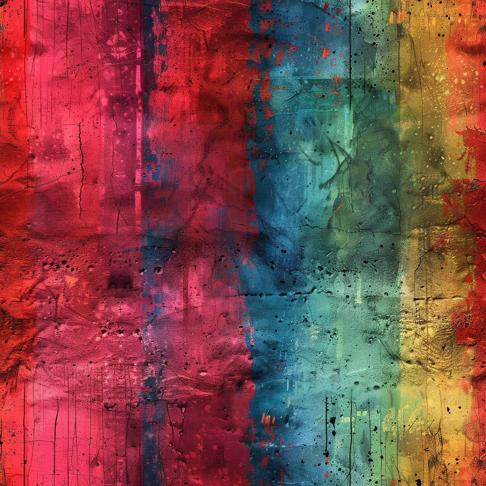 Weathered Spectrum Pattern 12 Minky Fabric