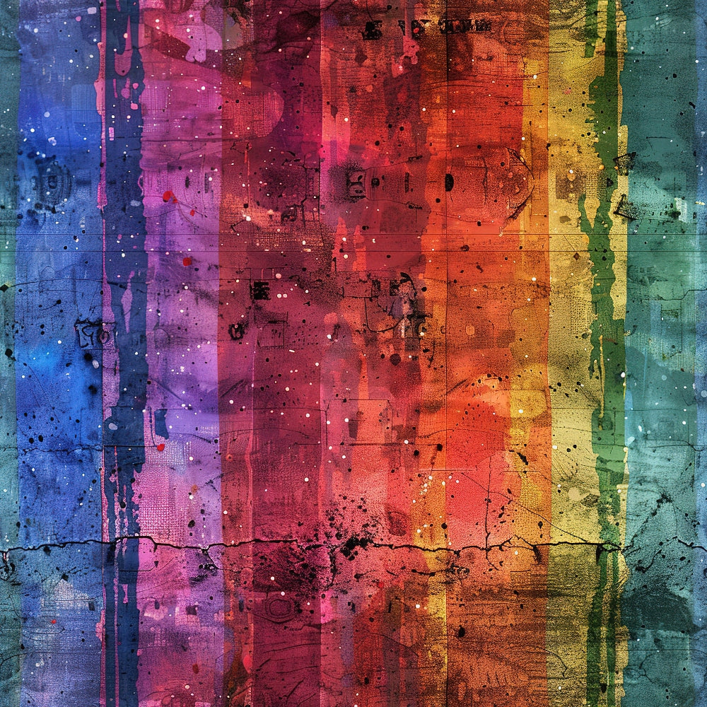 Weathered Spectrum Pattern 2 Minky Fabric