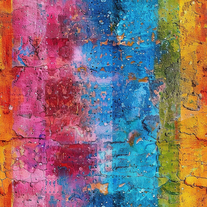 Weathered Spectrum Pattern 3 Minky Fabric