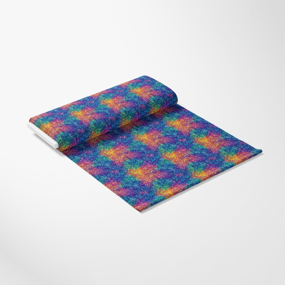 Rainbow Mandala Pattern 14 Quilting Cotton Fabric