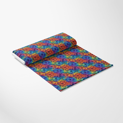 Rainbow Mandala Pattern 15 Quilting Cotton Fabric