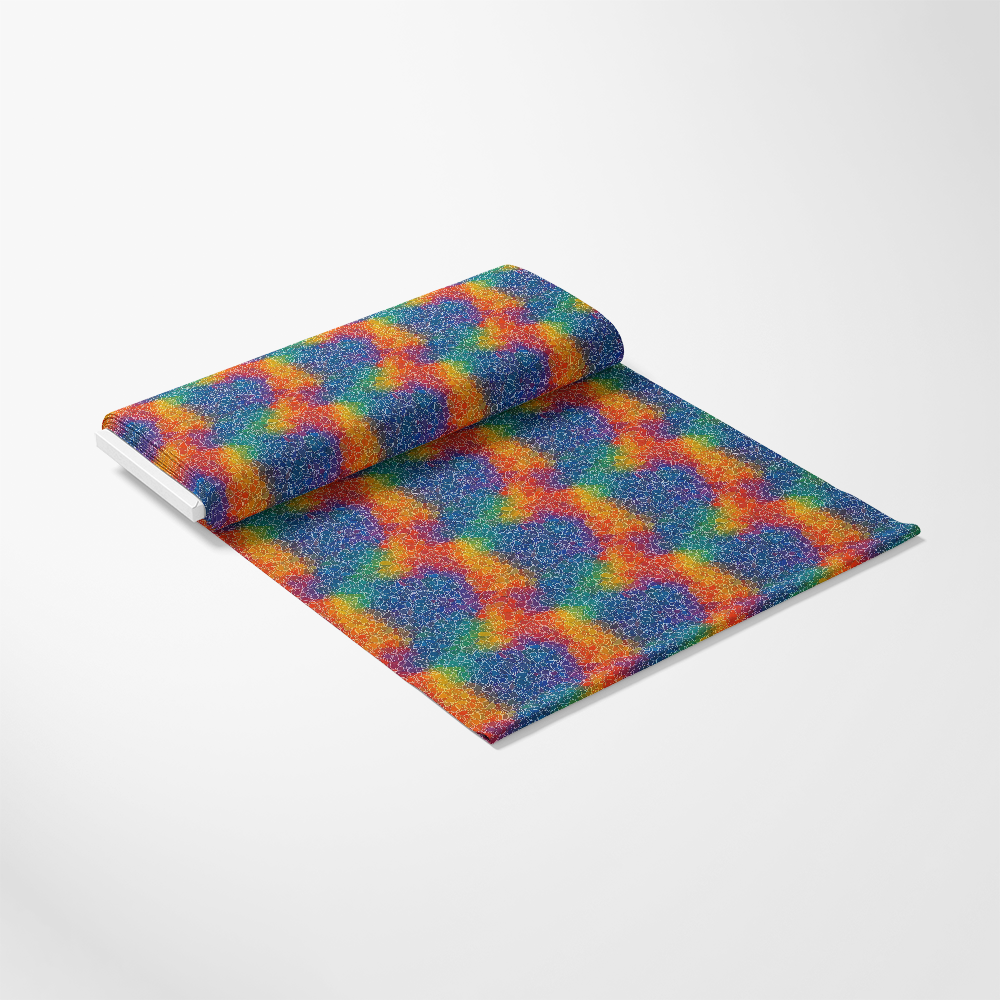 Rainbow Mandala Pattern 19 Quilting Cotton Fabric