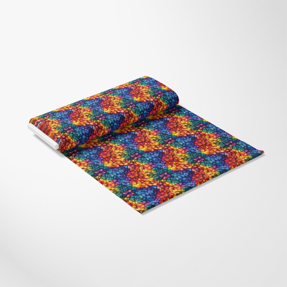 Rainbow Mandala Pattern 5 Quilting Cotton Fabric