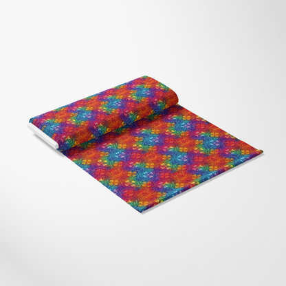 Rainbow Mandala Pattern 6 Quilting Cotton Fabric