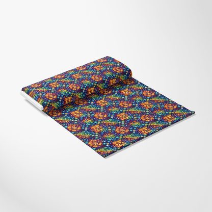 Rainbow Mandala Pattern 7 Quilting Cotton Fabric