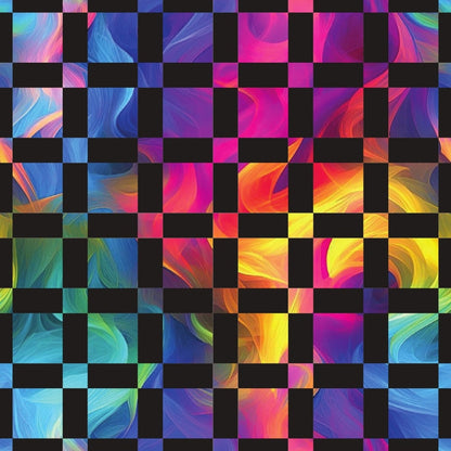 Prism Petals Pattern 15 Minky Fabric