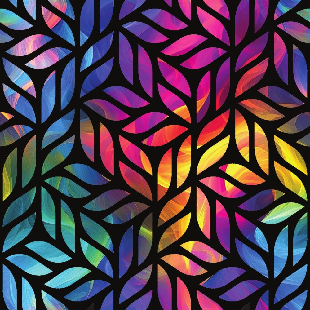 Prism Petals Pattern 21 Minky Fabric