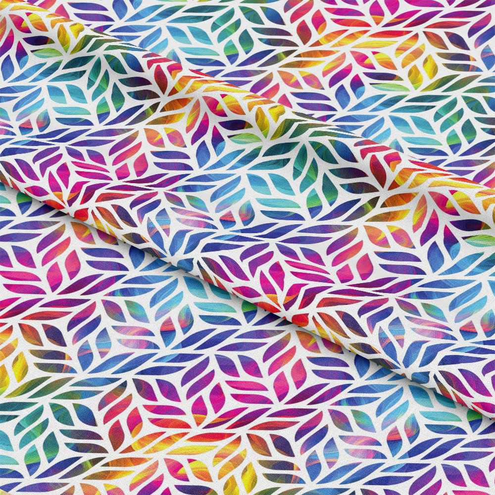 Rainbow Smoke Pattern 22 Quilting Cotton Fabric