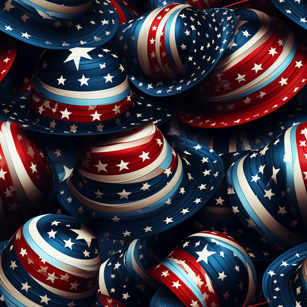 Patriotic Petals Pattern 11 Minky Fabric