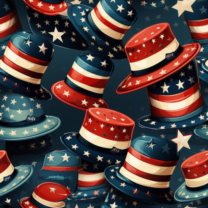 Patriotic Petals Pattern 12 Minky Fabric