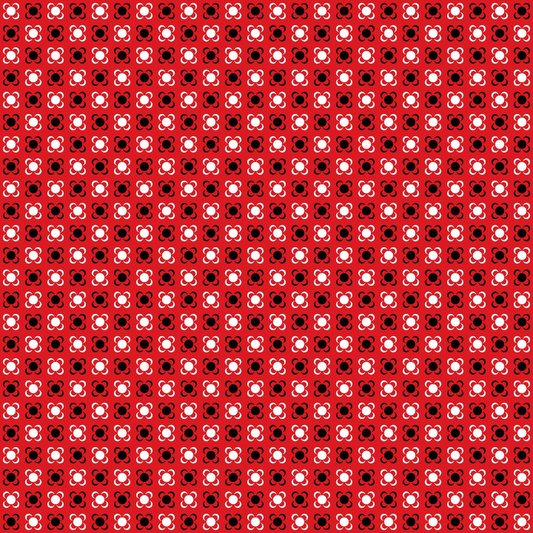 Red Bandana Pattern 1 Quilting Cotton Fabric