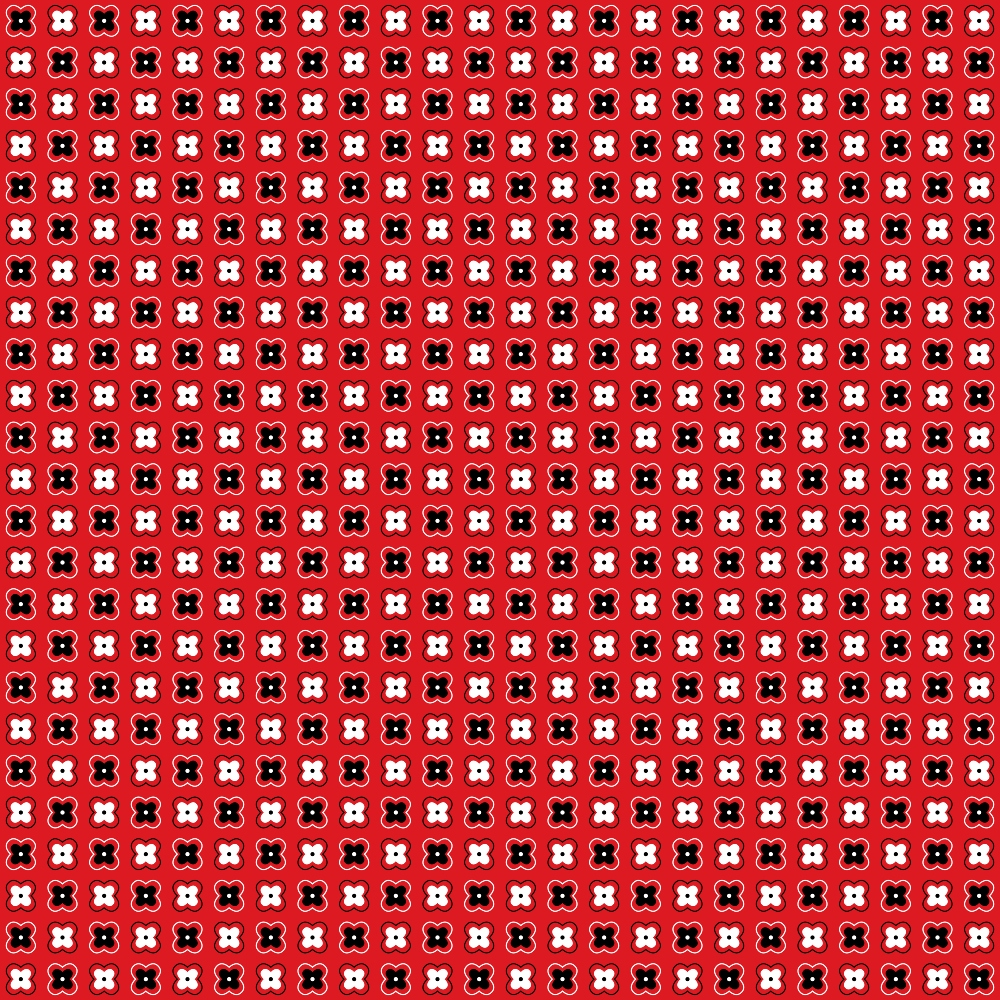 Scarlet Paisley Pattern 4 Minky Fabric