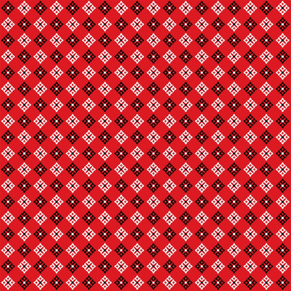 Scarlet Paisley Pattern 5 Minky Fabric