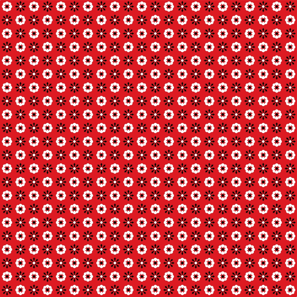 Scarlet Paisley Pattern 7 Minky Fabric