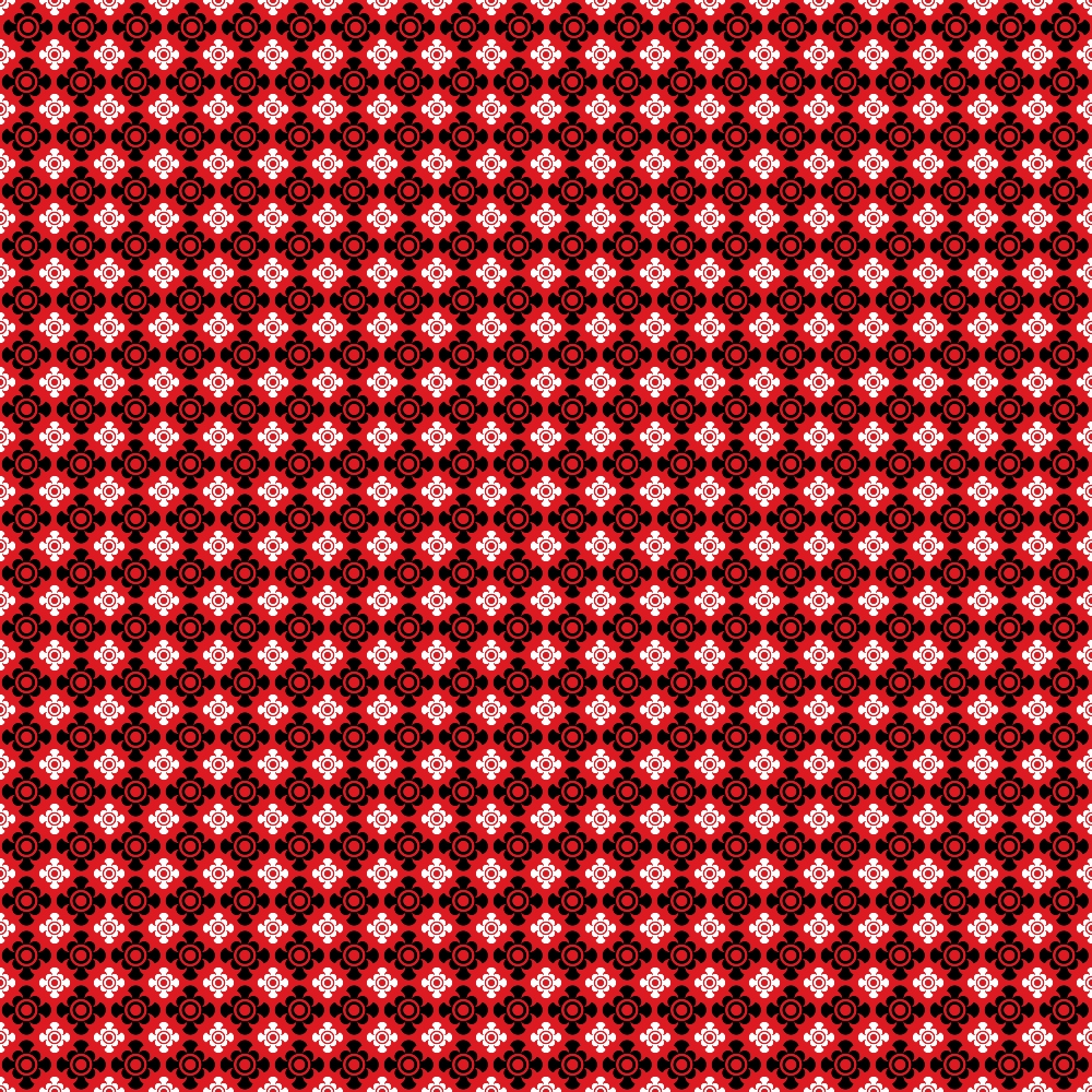 Scarlet Paisley Pattern 8 Minky Fabric