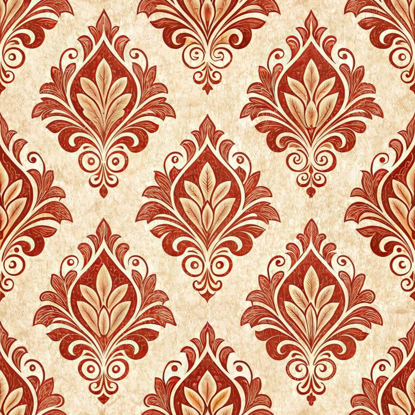 Red Farmhouse Pattern 10 Quilting Cotton Fabric