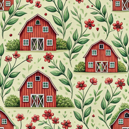 Barnyard Blooms Pattern 11 Minky Fabric