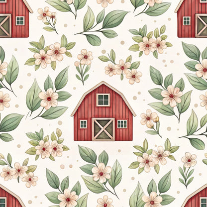 Barnyard Blooms Pattern 14 Minky Fabric